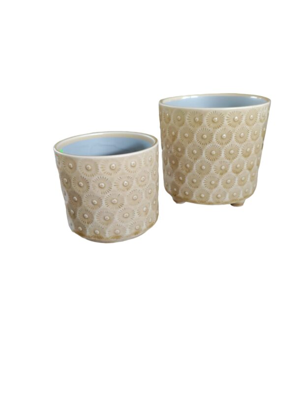 decoratieve keramische bloempot