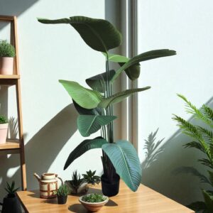 Strelitzia Nicolai - medium groene kunstplant - 160 cm