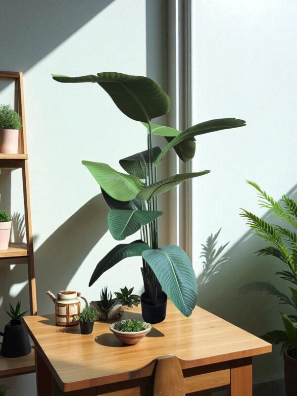 Strelitzia Nicolai - medium groene kunstplant - 160 cm