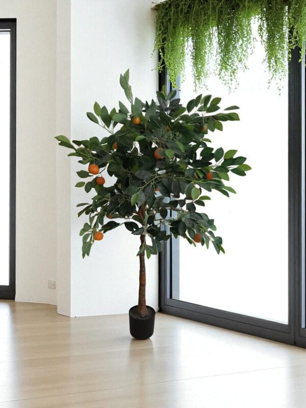 clementine kunstboom in pot h 150 cm groen